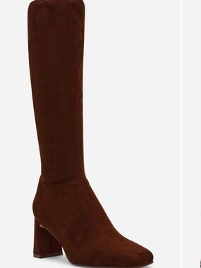 Steve Madden Tall Brown Suede Heel Boot